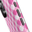Pink Gingham - Extreme Impact MagSafe Phone Case