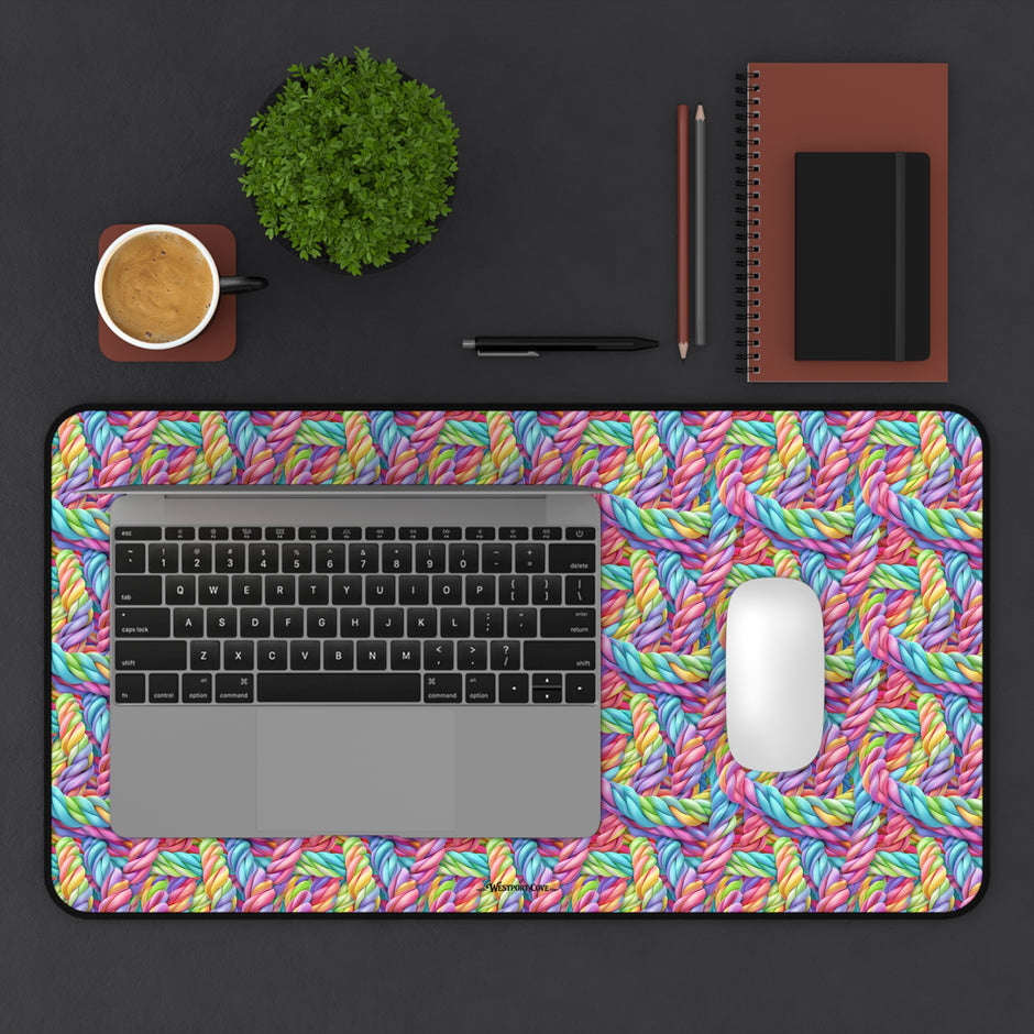 Twisted v2 - Launch Pad - Desk Mat