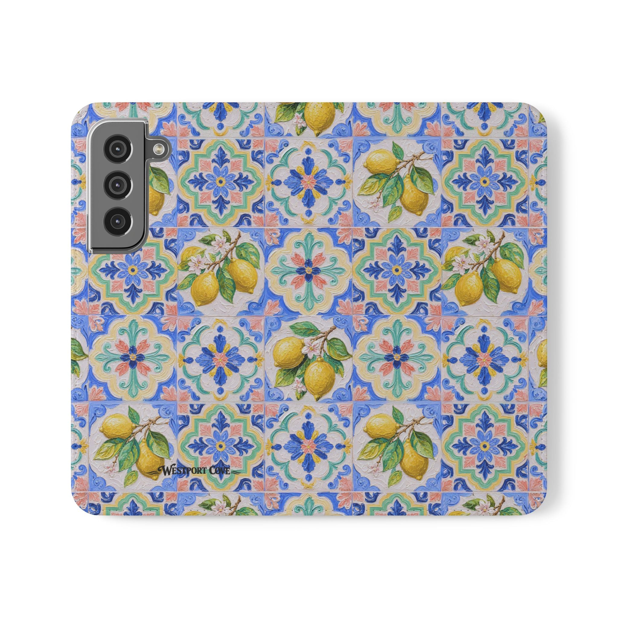 Santorini Lemon - Flip Case