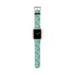 The Blue - Daisy Meadow Floral Apple Watch Band – Teal Daisy Apple Watch Strap