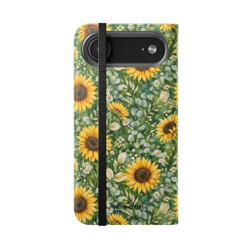 Sunflower Garden - Flip Case