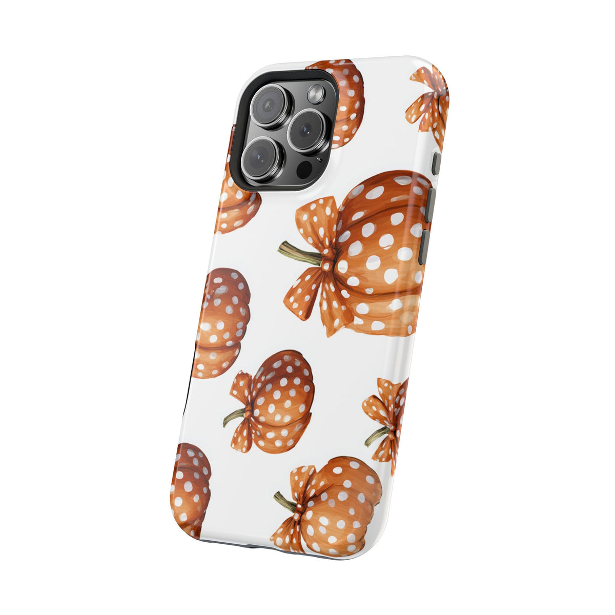 Polka Dot Pumpkin Extreme Impact MagSafe Phone Case