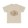 Teacher Floral Graphic Tee — Vintage Bow & Floral 