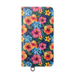 Tropical Hibiscus Flip Phone Case — Floral Wallet Flip Case with Card Slots