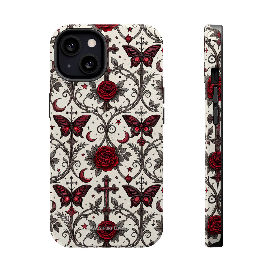 Rose & Butterfly - Extreme MagSafe Phone Case