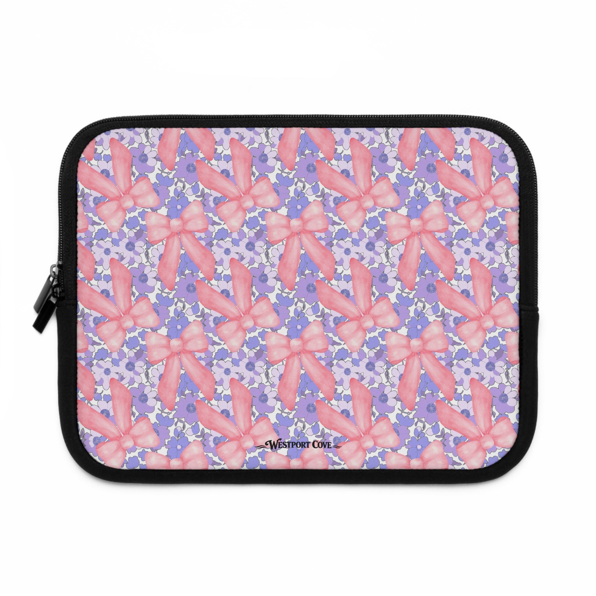 Bow Floral - Safe Harbor Laptop Sleeve