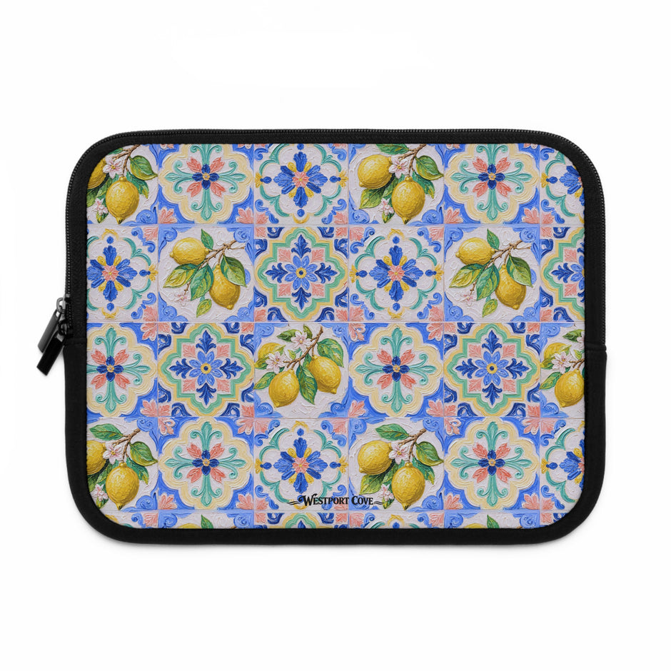 Santorini Lemon - Safe Harbor Laptop Sleeve