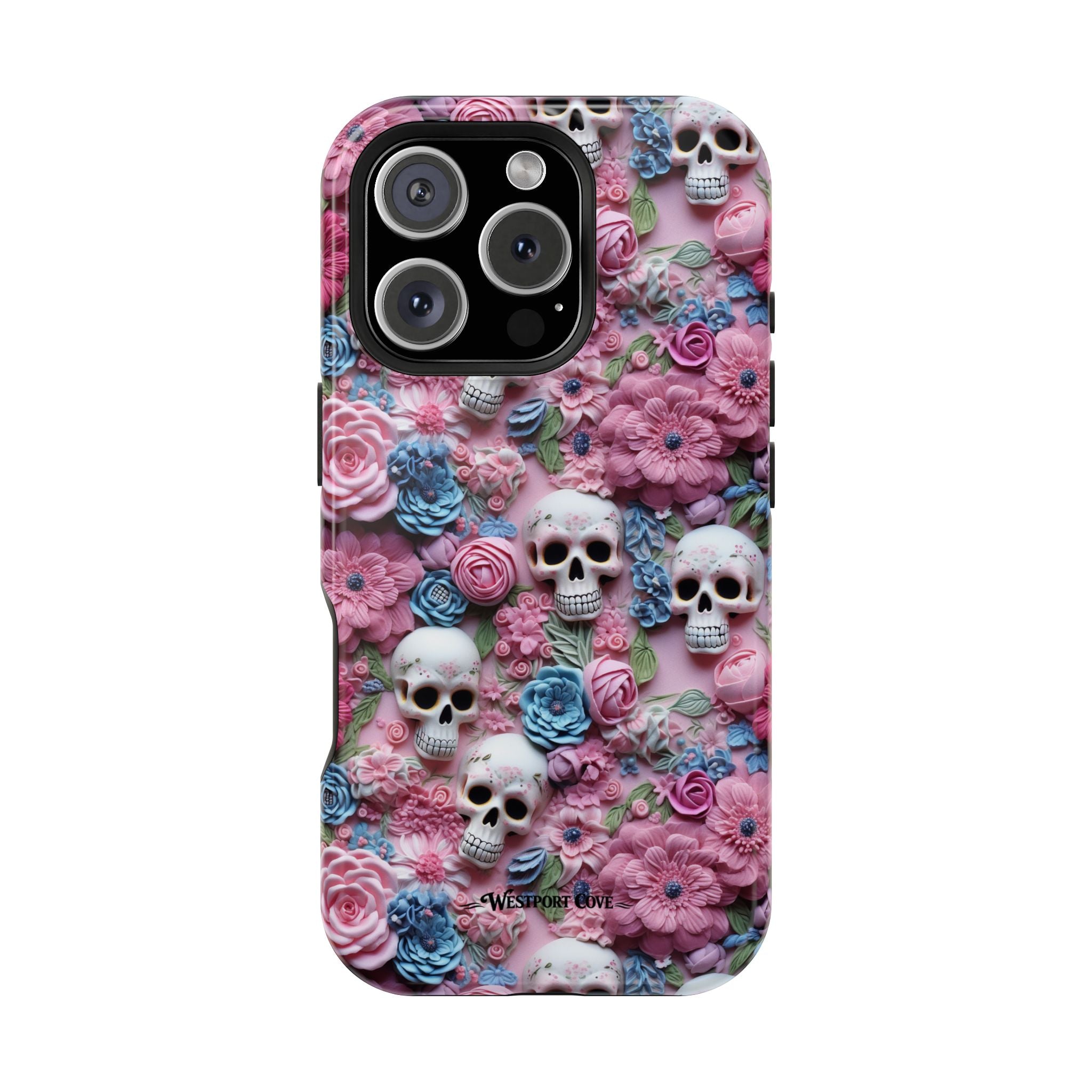 Floral Skull - Extreme MagSafe Phone Case
