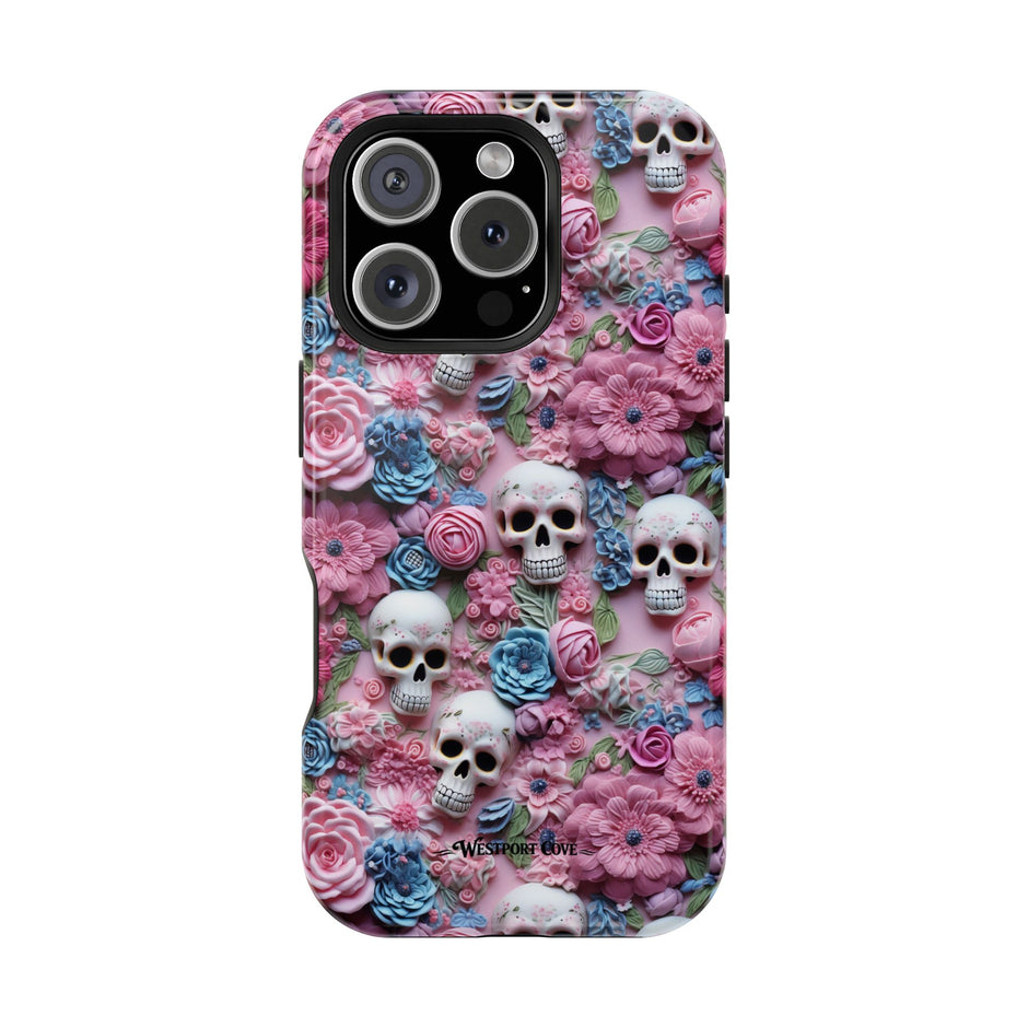 Floral Skull - Extreme MagSafe Phone Case