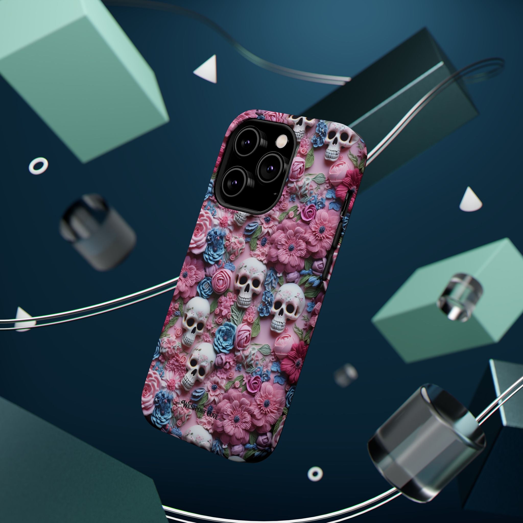 Floral Skull - Extreme MagSafe Phone Case
