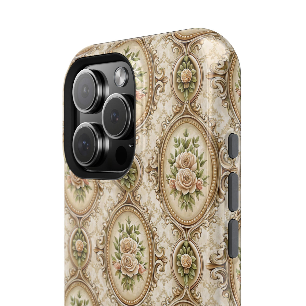 Floral Vintage Medallion Phone Case — Extreme Impact MagSafe Phone Case