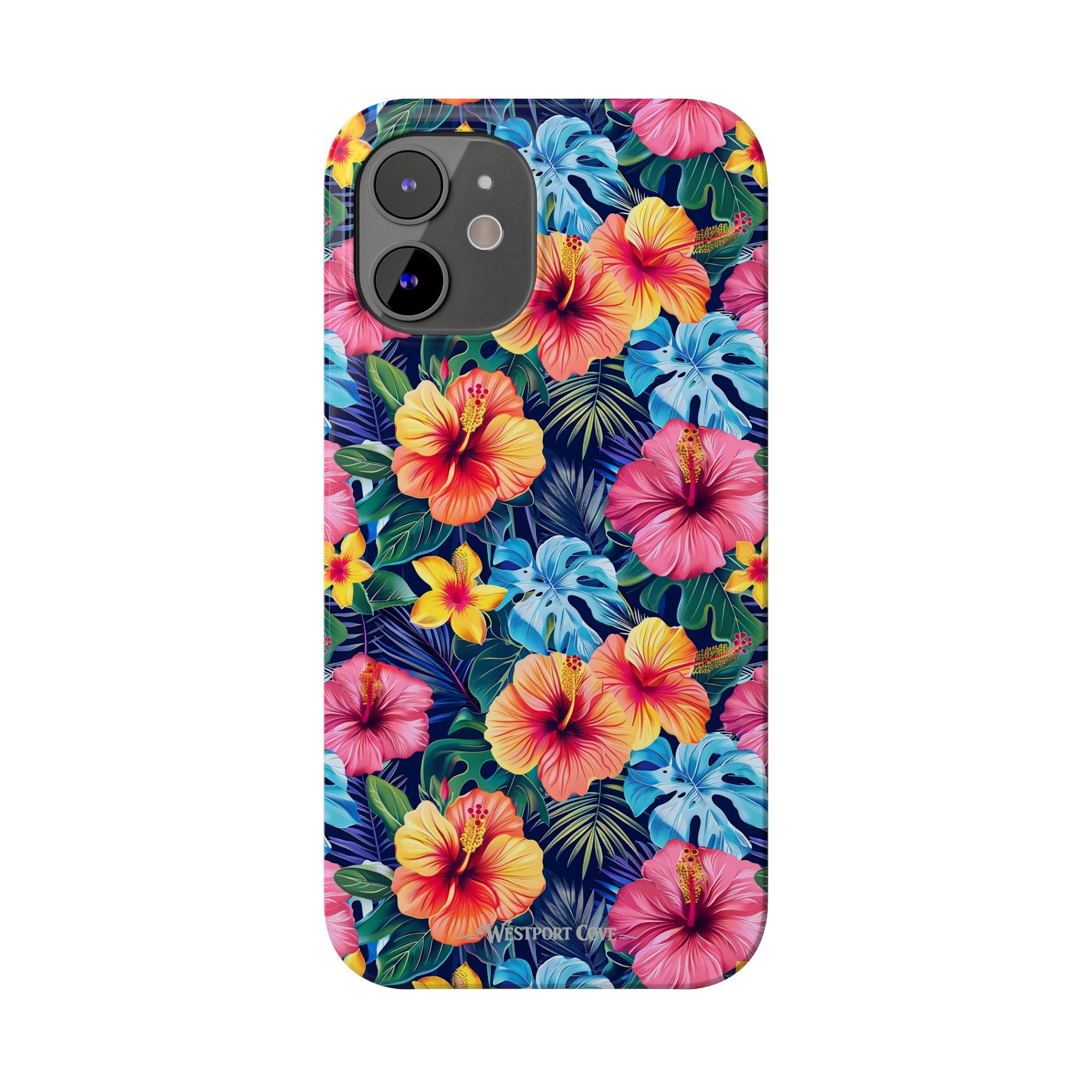 Tropical Hibiscus - Essential Phone Case — Floral Beach Vibe Phone Cover