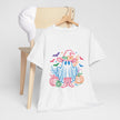 Halloween Ghost Tee — Cute Witch Hat & Pumpkins