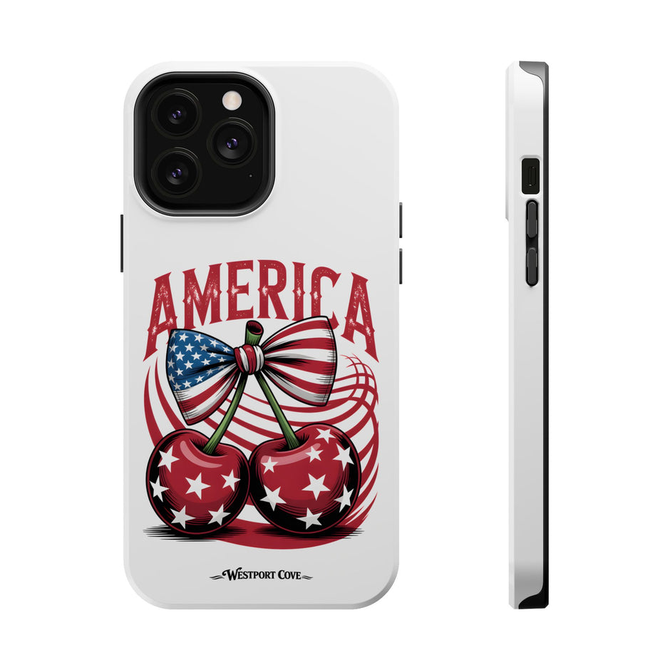 Patriotic Cherry - Extreme MagSafe Phone Case