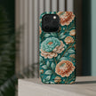 Teal Peony - Extreme MagSafe Phone Case