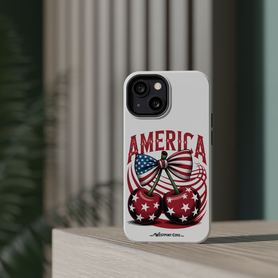 Patriotic Cherry - Extreme MagSafe Phone Case