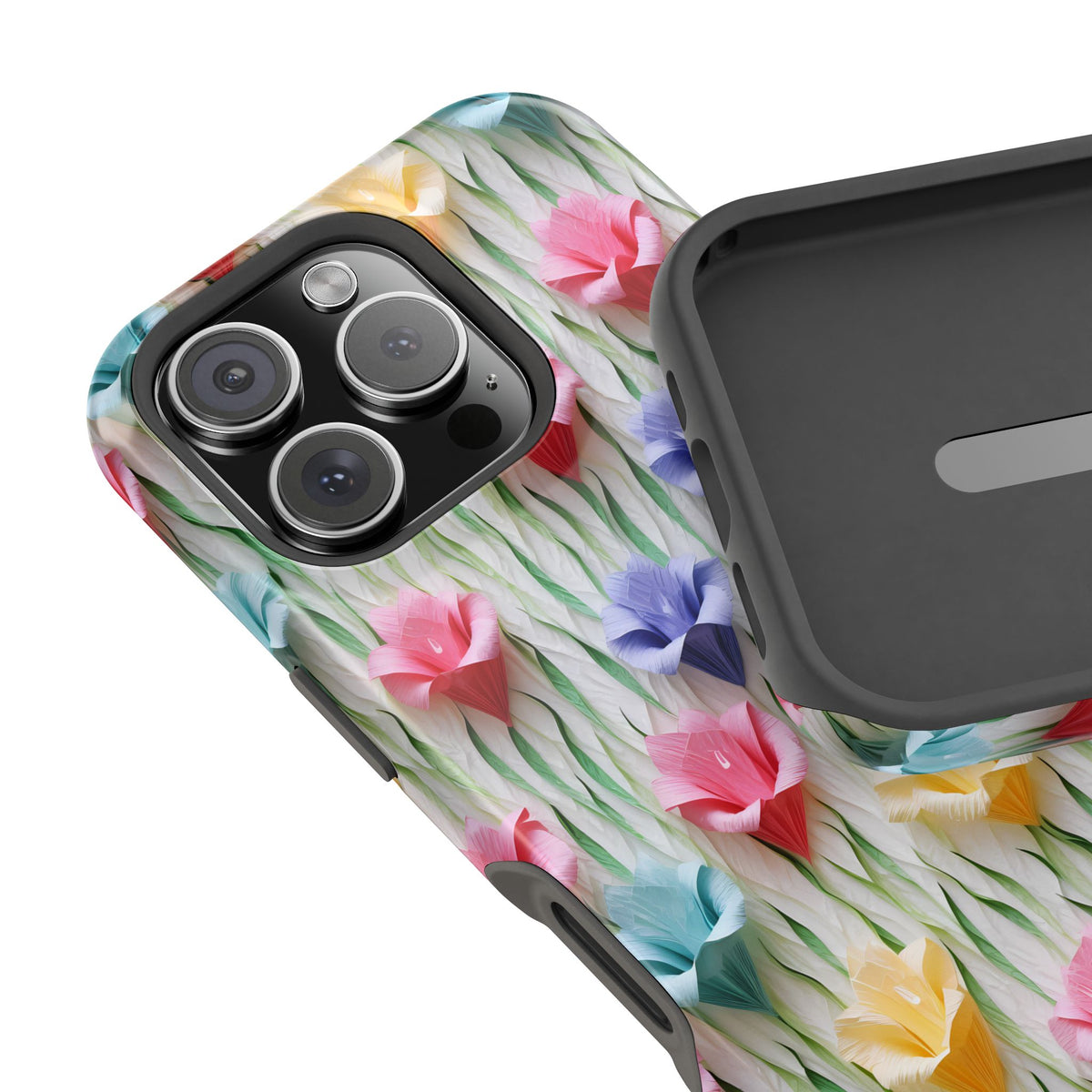 Floral Origami - Extreme Impact MagSafe Phone Case