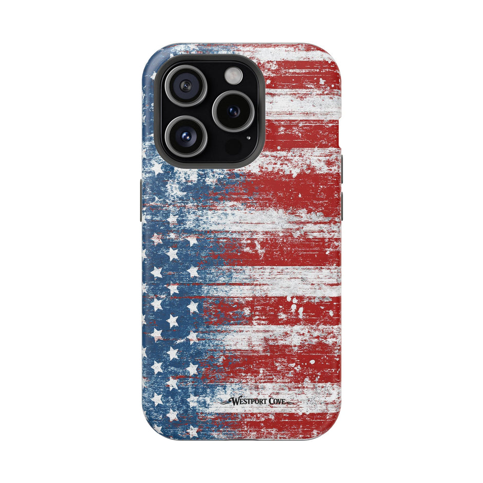 American Flag Distressed - Extreme MagSafe Phone Case
