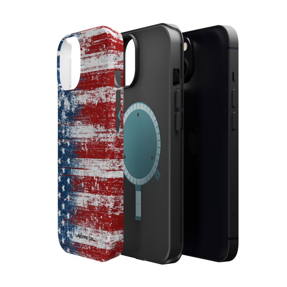 American Flag Distressed - Extreme MagSafe Phone Case