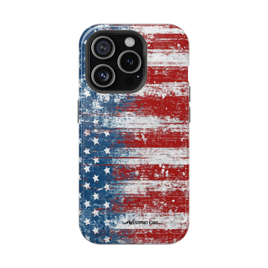 American Flag Distressed - Extreme MagSafe Phone Case
