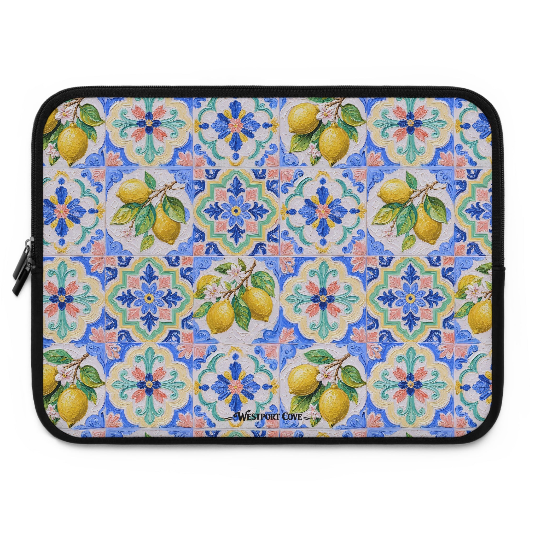Santorini Lemon - Safe Harbor Laptop Sleeve