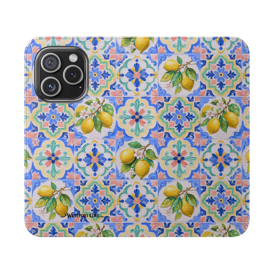 Santorini Lemon - Flip Case