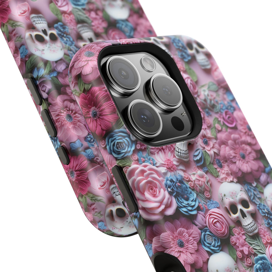 Floral Skull - Extreme MagSafe Phone Case