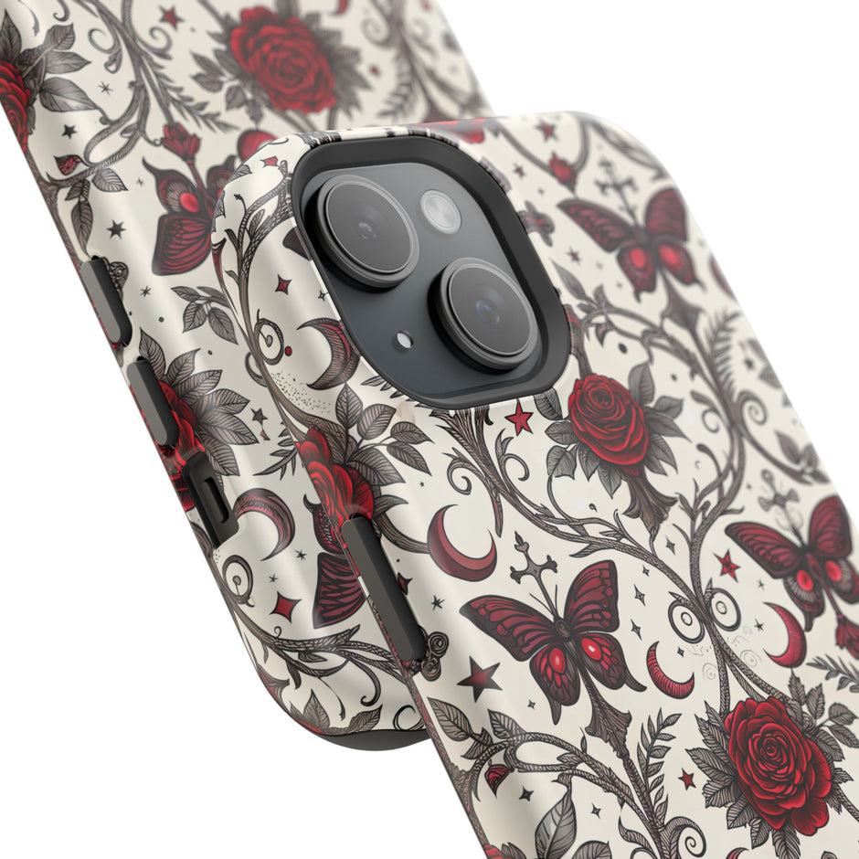 Rose & Butterfly - Extreme MagSafe Phone Case