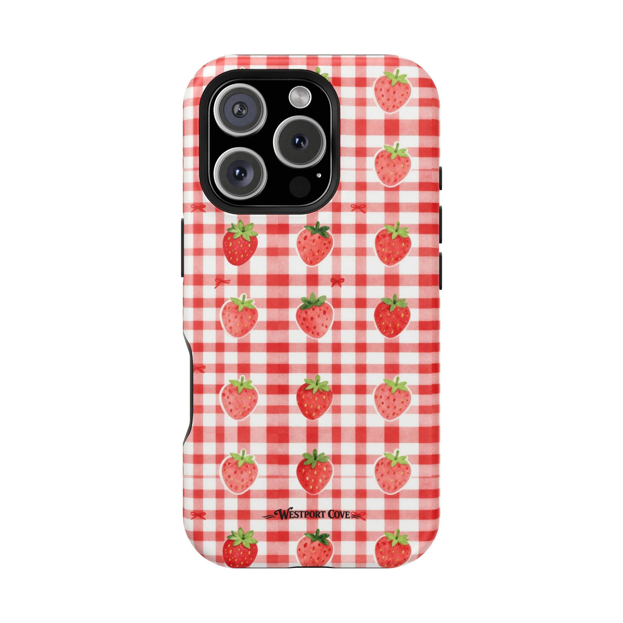Strawberry Gingham - Extreme MagSafe Phone Case