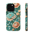 Teal Peony - Extreme MagSafe Phone Case