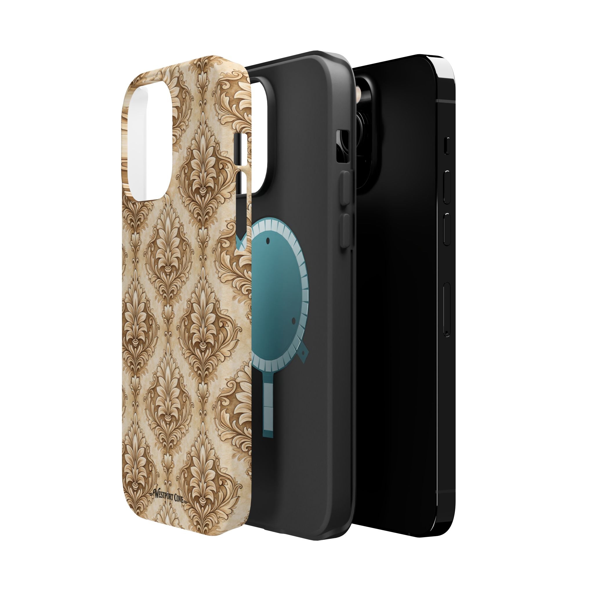 Damask Taupe - Extreme MagSafe Phone Case