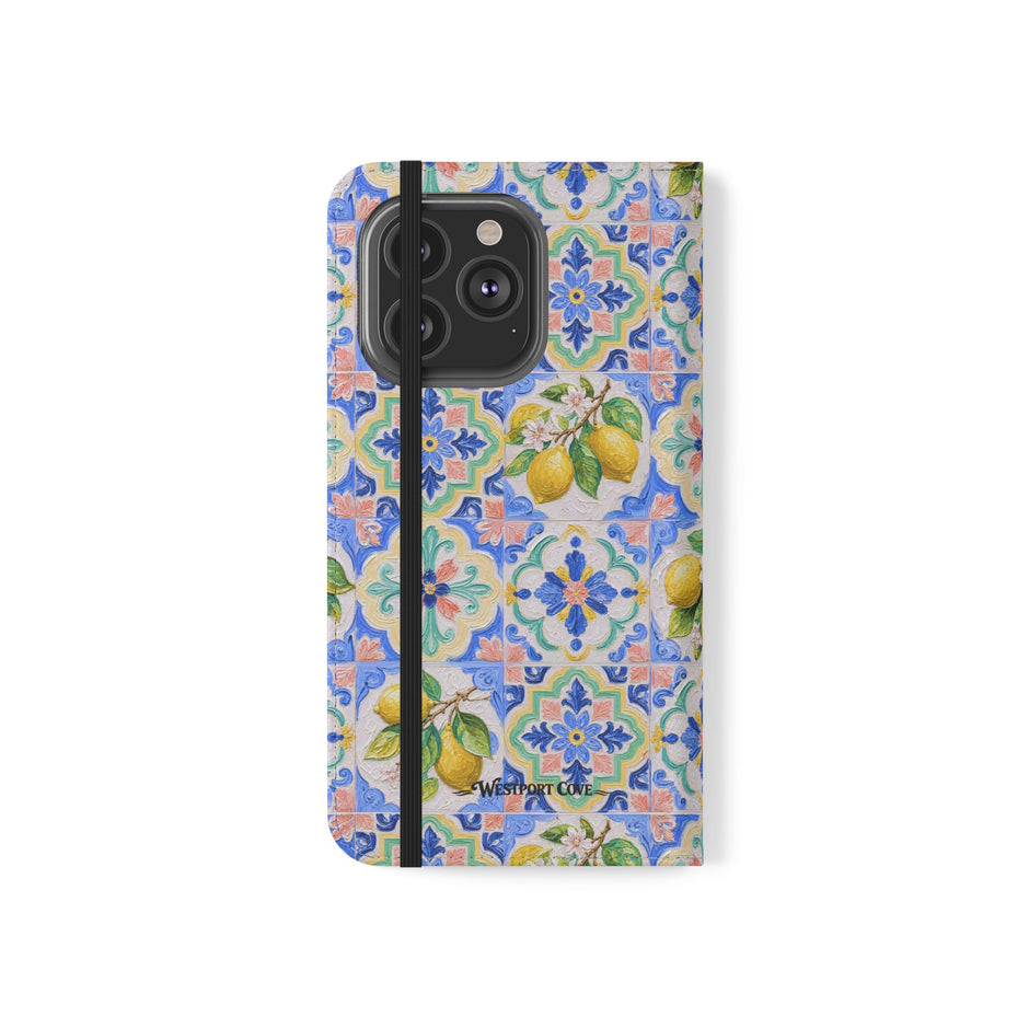 Santorini Lemon - Flip Case