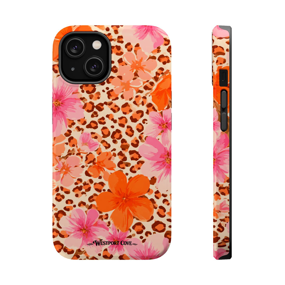 Leopard Flower - Extreme Impact MagSafe Phone Case
