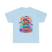 Cute Rainbow Pumpkin Stack Halloween Tee — Colorful Jack-o’-Lanterns & Ghosts T-Shirt