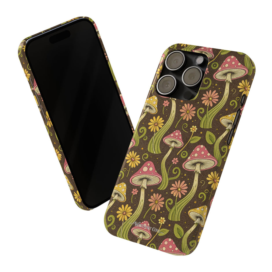 Magic Mushroom - Essential Phone Case – Retro Psychedelic Botanical Design