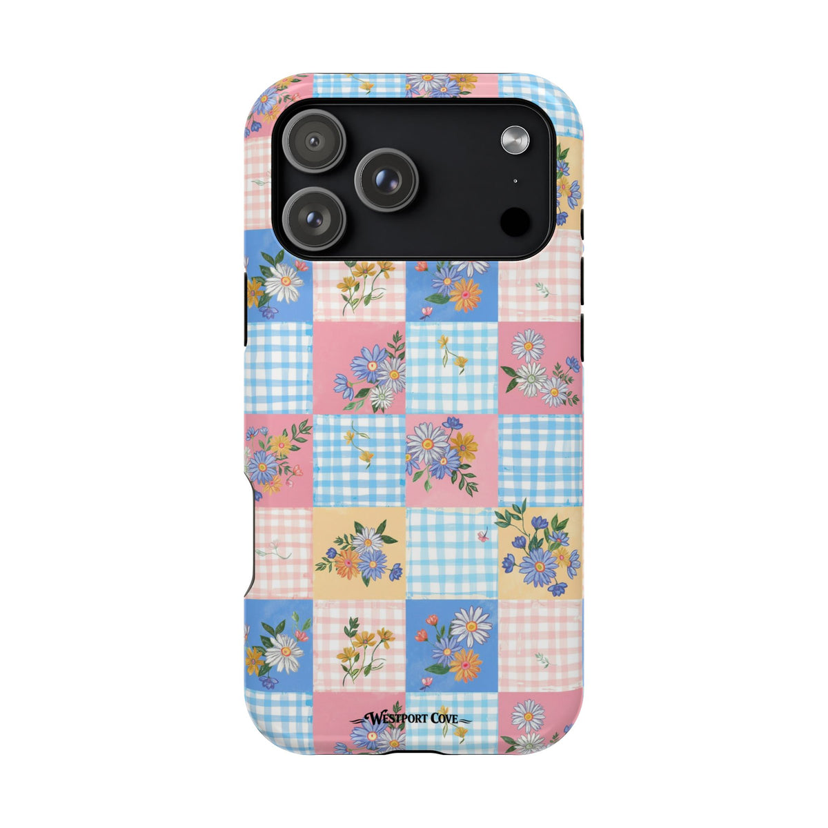 Pastel Floral Patchwork Extreme Impact MagSafe Phone Case