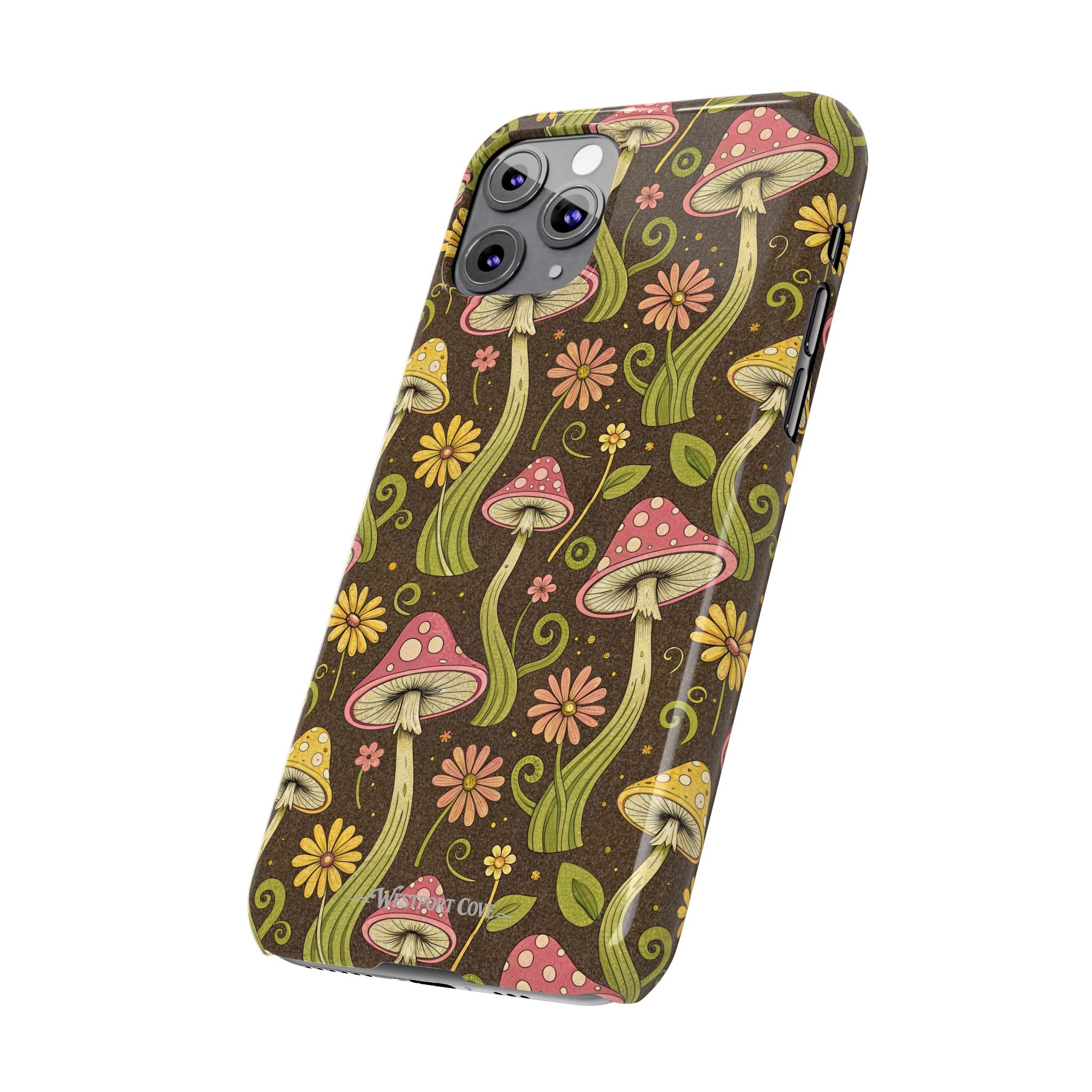 Magic Mushroom - Essential Phone Case – Retro Psychedelic Botanical Design