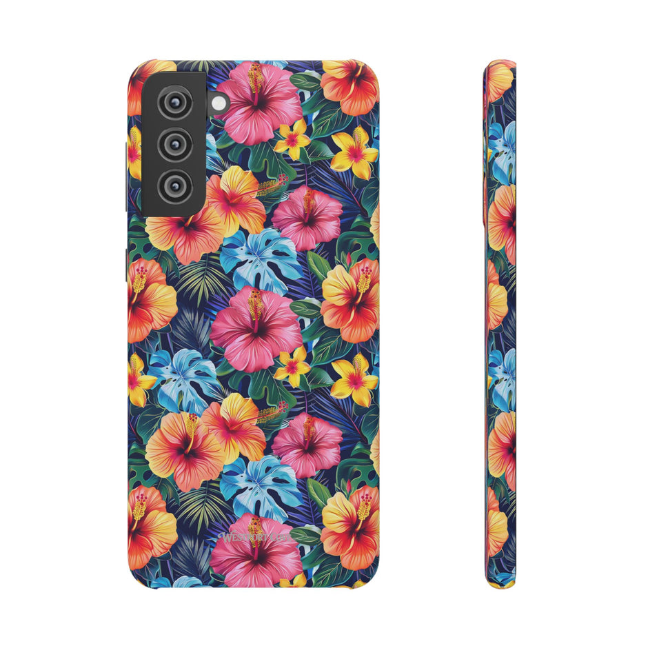 Tropical Hibiscus - Elite Phone Case — Floral Hawaiian Pattern Phone Cover