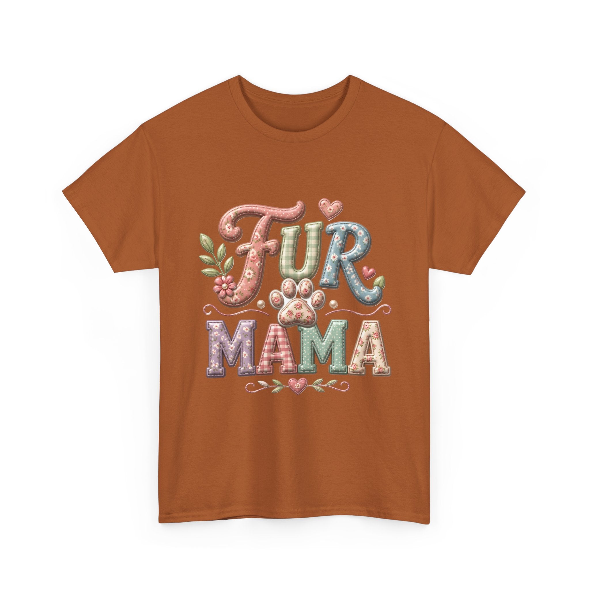 Fur Mama T-Shirt – Cute Paw Print Pet Mom Tee