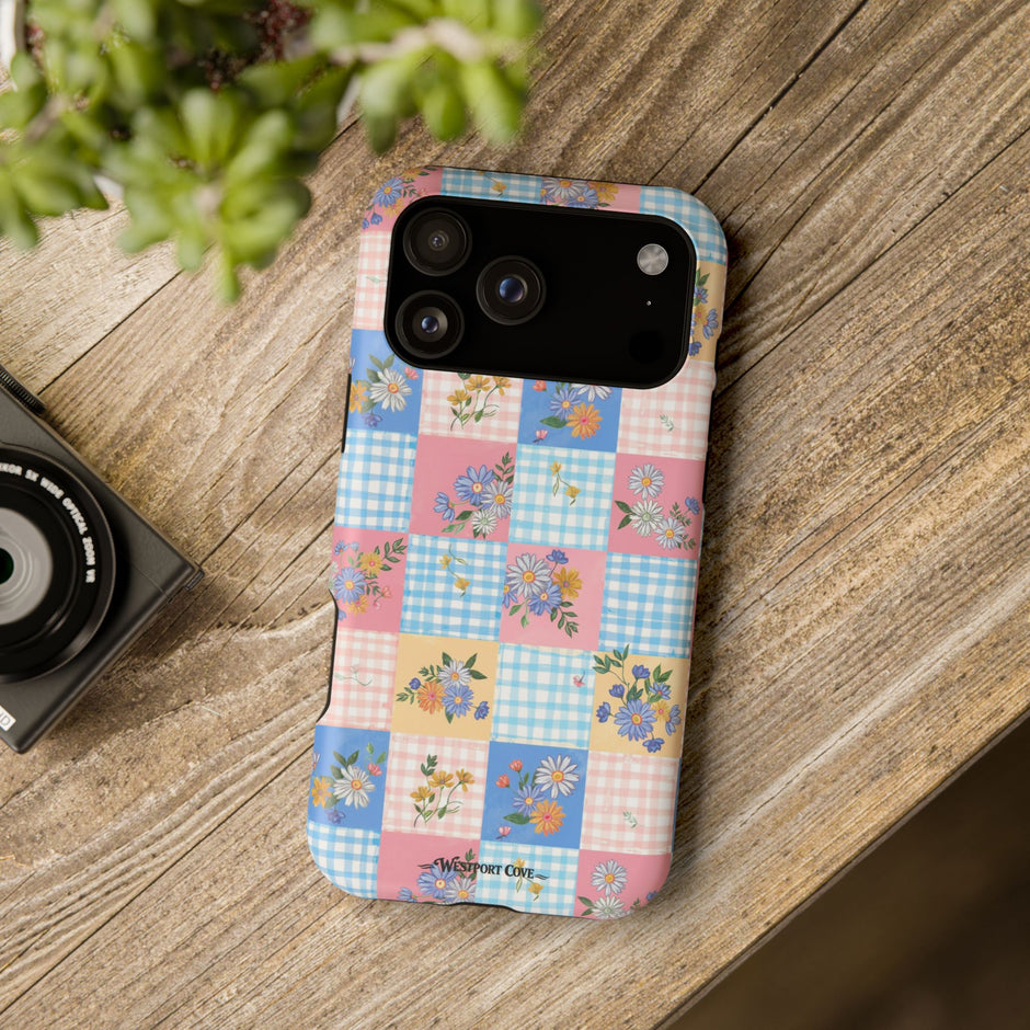 Pastel Floral Patchwork Extreme Impact MagSafe Phone Case
