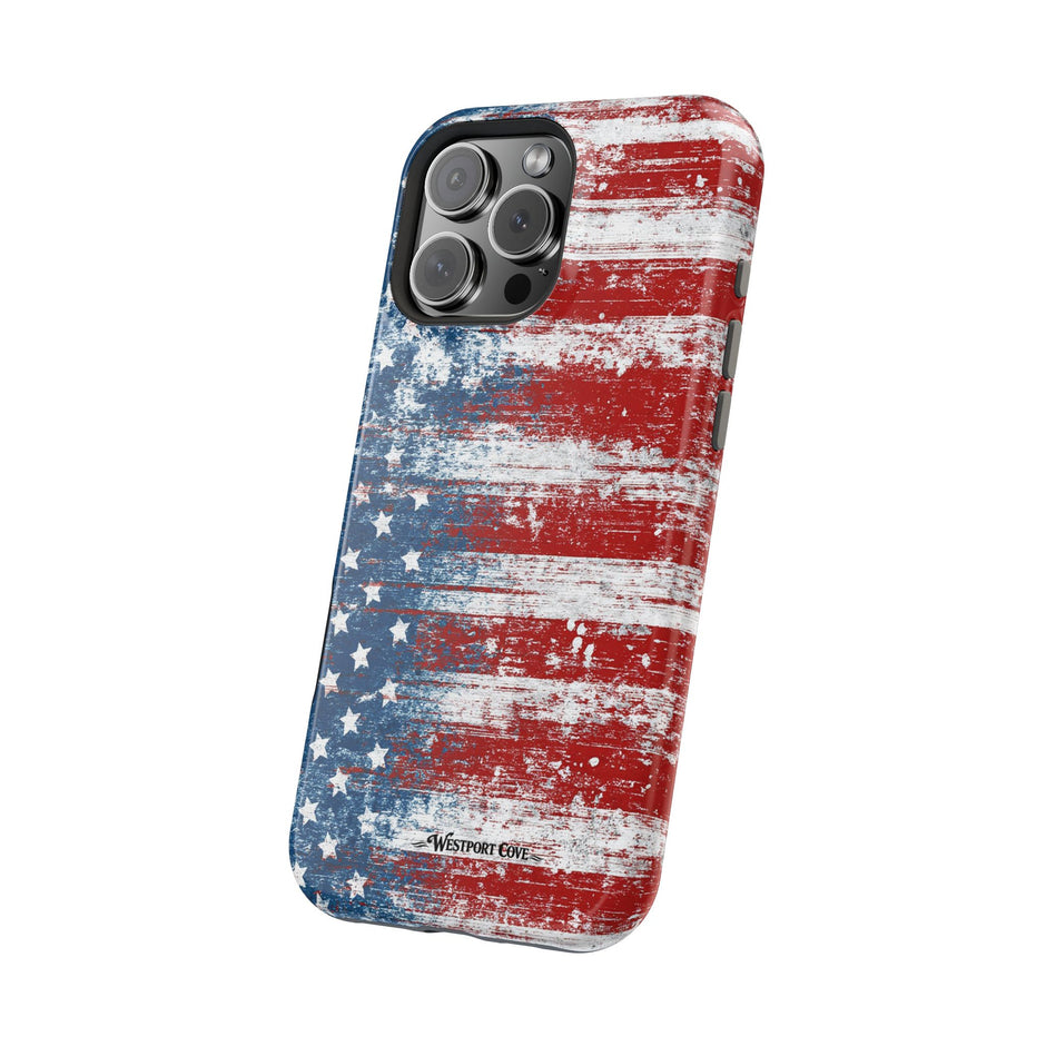 American Flag Distressed - Extreme MagSafe Phone Case