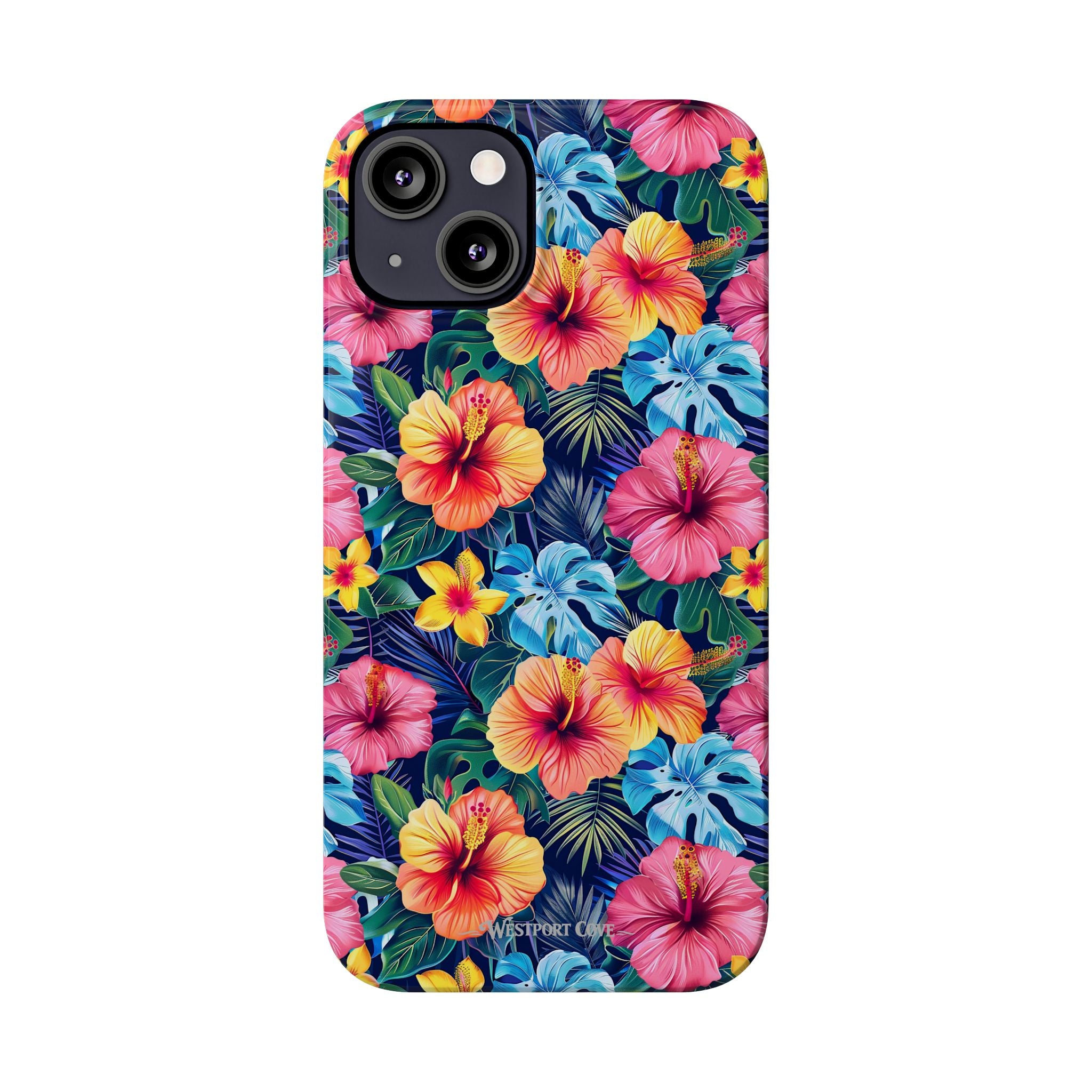 Tropical Hibiscus - Essential Phone Case — Floral Beach Vibe Phone Cover