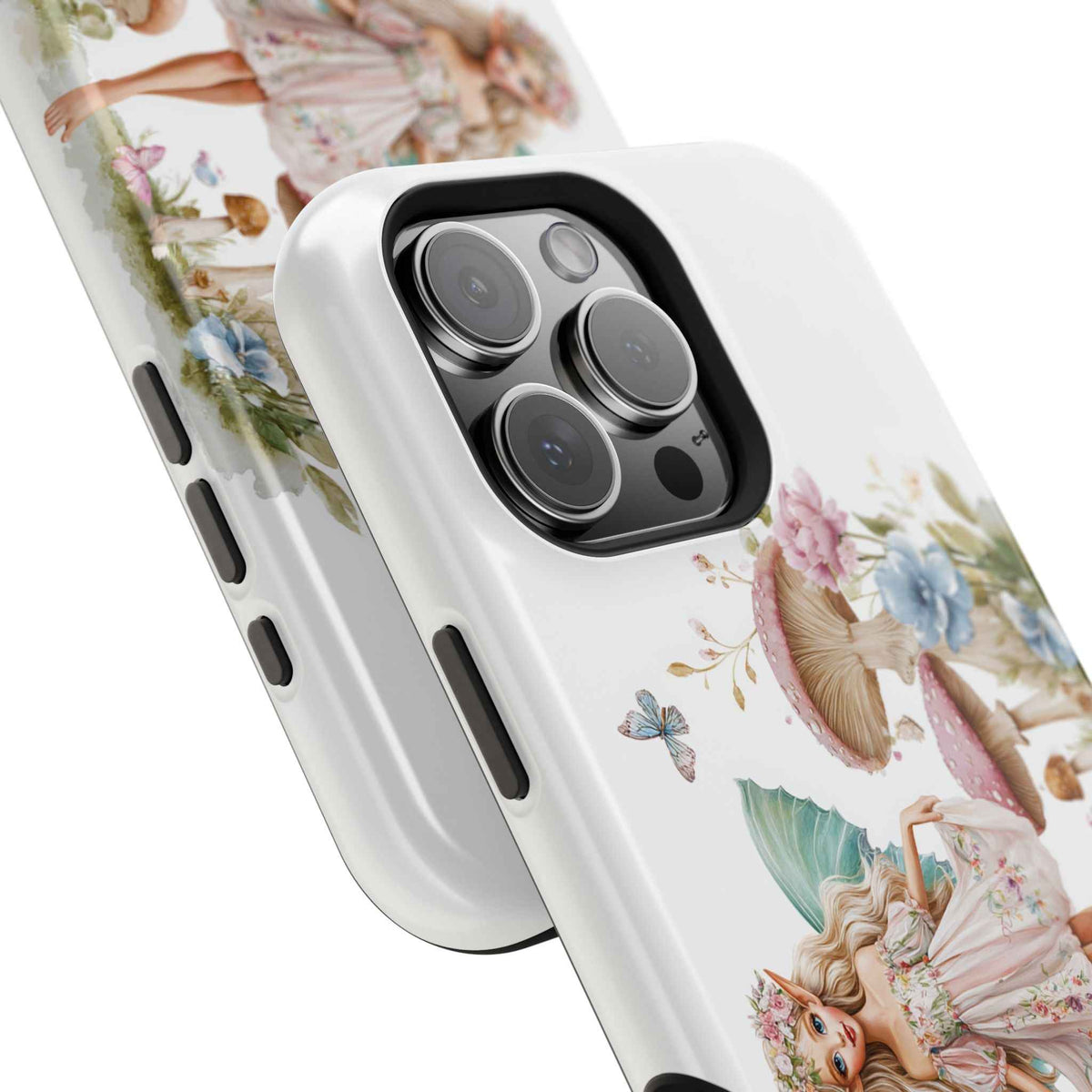Fairy Vintage Mushroom Garden - Extreme Impact MagSafe Phone Case