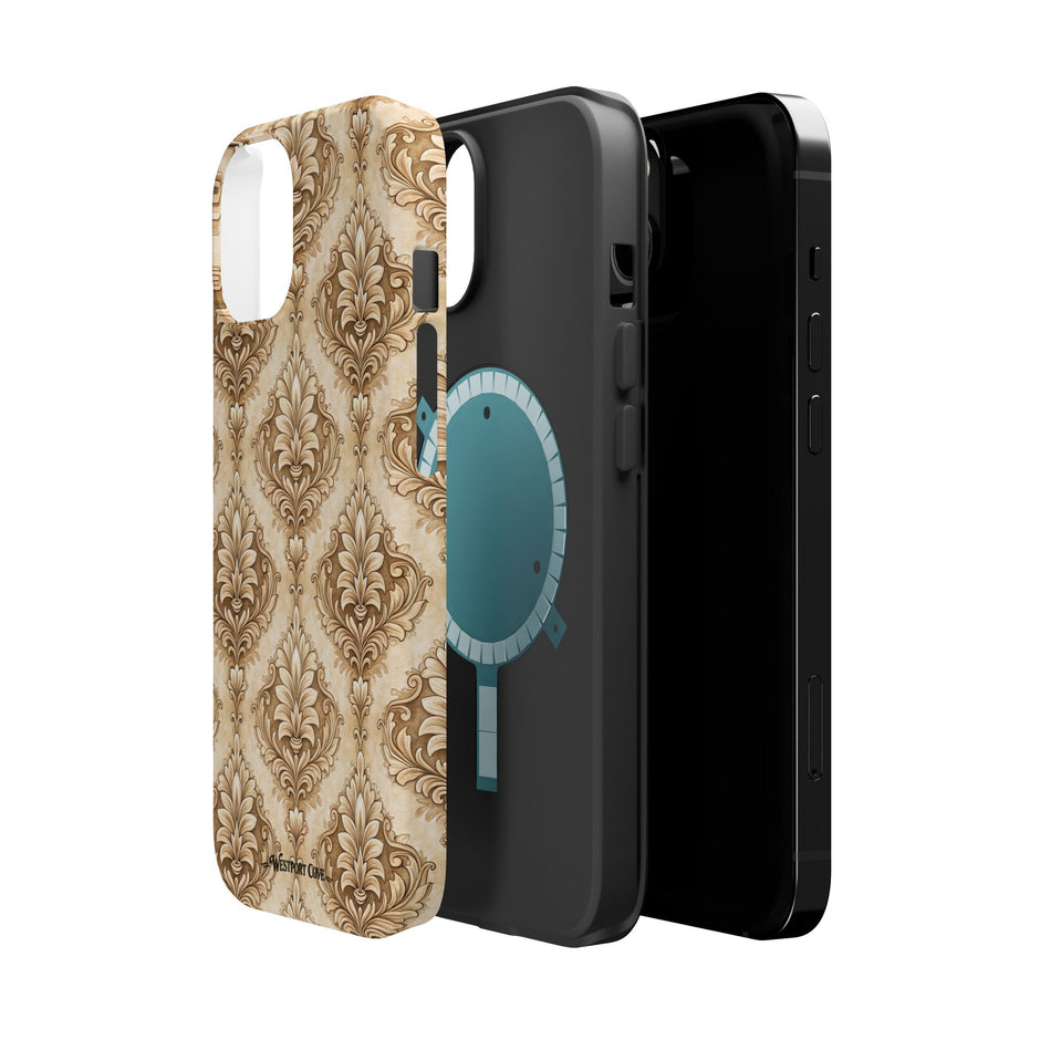 Damask Taupe - Extreme MagSafe Phone Case