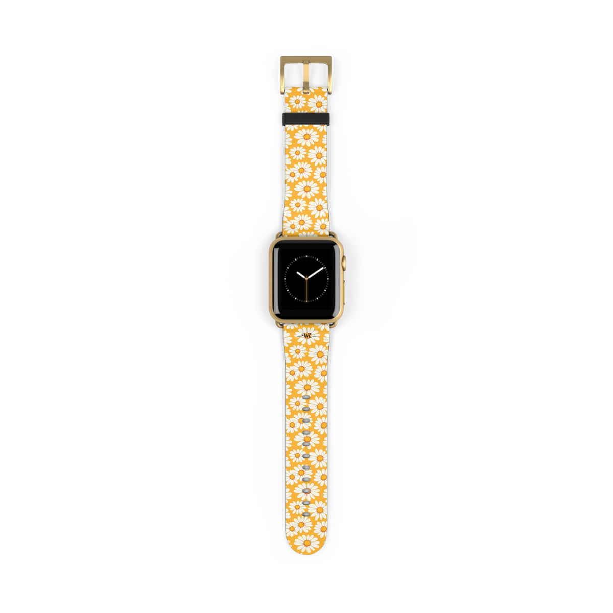 Daisy Chain - Apple Watch Band - Floral Watch Band - Yellow Daisy Pattern Apple Watch Strap