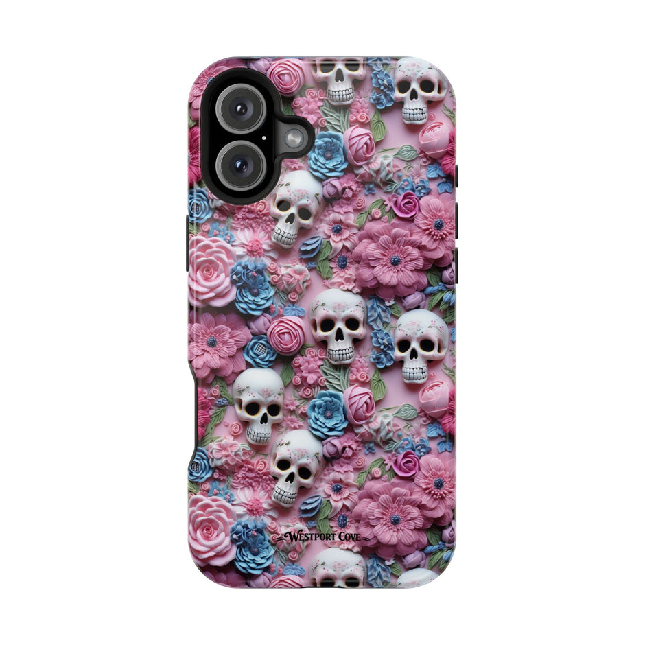 Floral Skull - Extreme MagSafe Phone Case