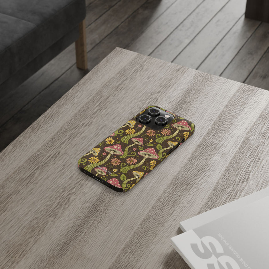 Magic Mushroom - Essential Phone Case – Retro Psychedelic Botanical Design
