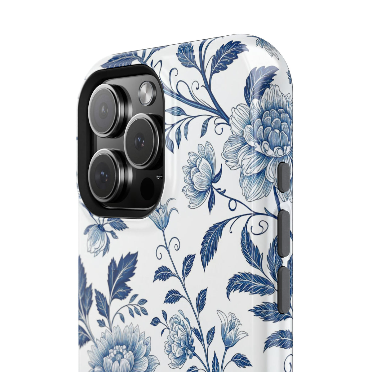 Floral Blue Porcelain - Extreme MagSafe Phone Case