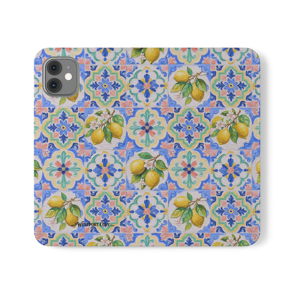 Santorini Lemon - Flip Case