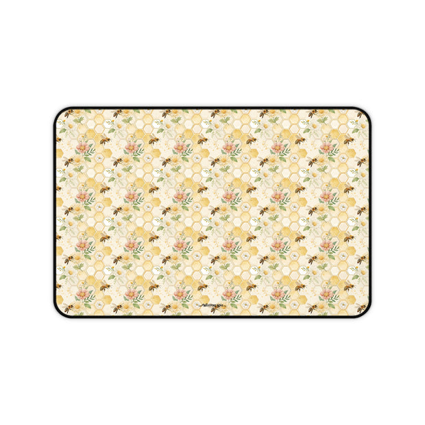 Honeycomb Heaven - Launch Pad Desk Mat - Bee Gaming & Office Mouse Pad